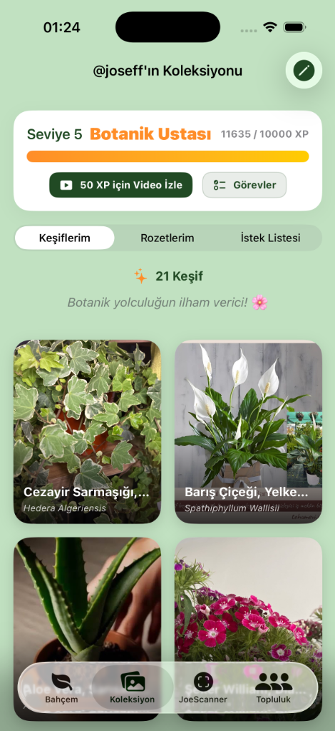 plantjoe app - community